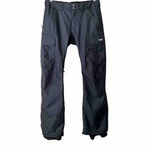 Burton Ski Pants Women M Black Snowboard Adjustable Waist Pockets 2021